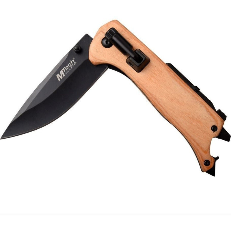Navaja Mtech Usa Apertura Manual Con Tu Nombre En La Hoja