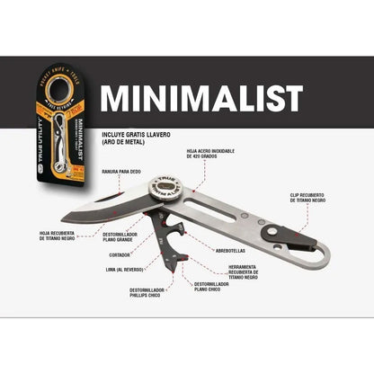 Navaja Plegable Minimalist True Utility De Bolsillo Tu208k