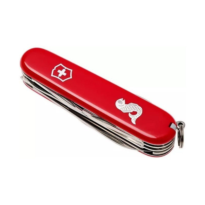 Navaja Victorinox  Fisherman Roja  1.4733.72 De 18 Funciones