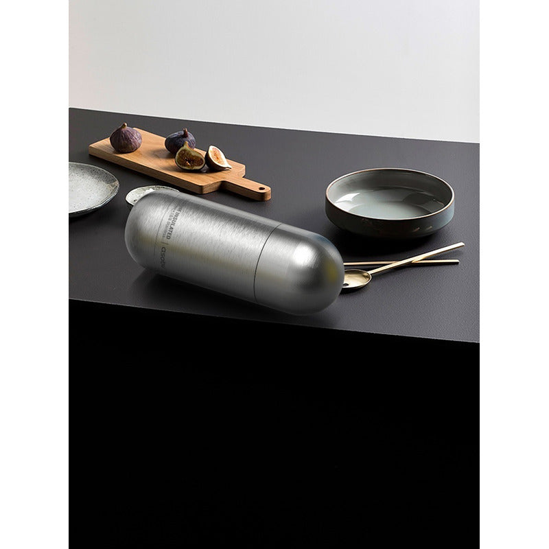 Termo Asobu Gris Sbv30 Insulated Water Bottle 14 Oz/420 Ml