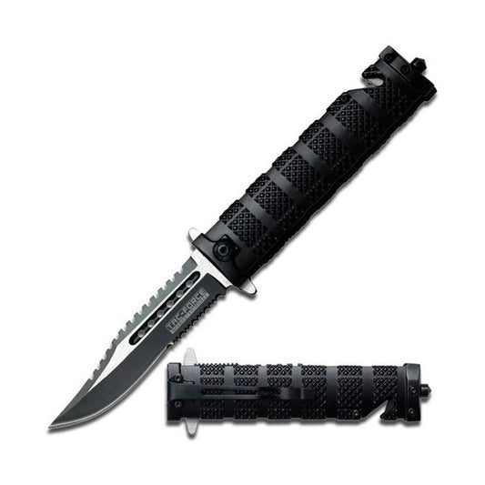 Navaja Asistida Por Resorte -tac-force - Tf-710bk