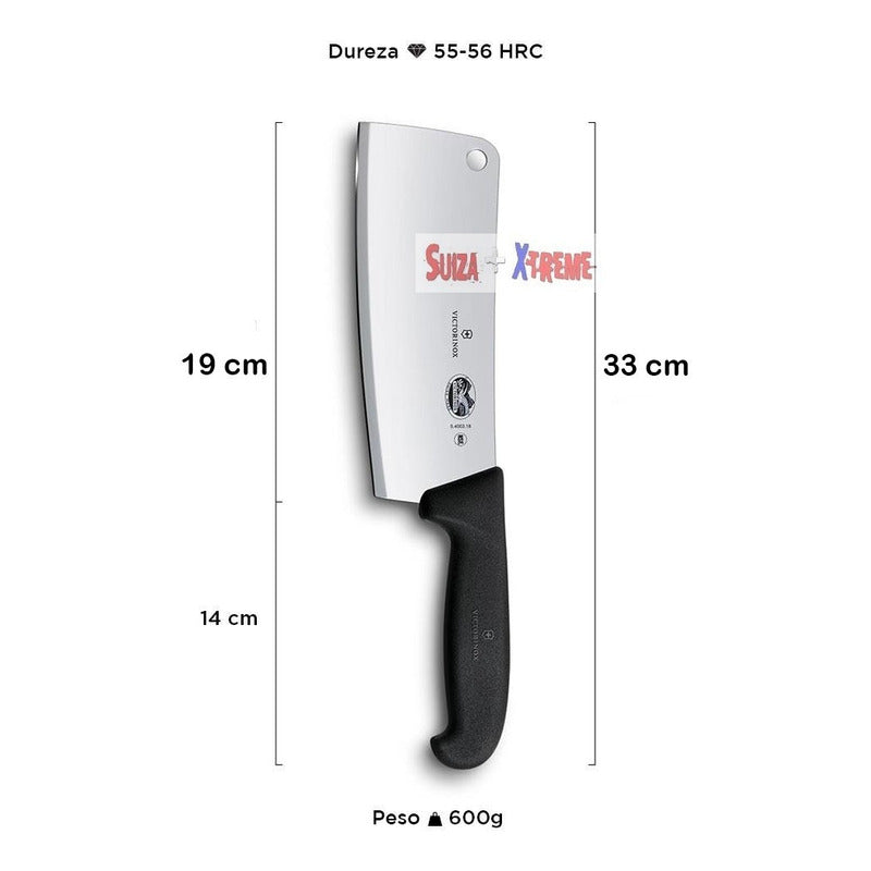 Cuchillo Hacha 600 G., Mango Nylon Negro 5.4003.19 +grabado.