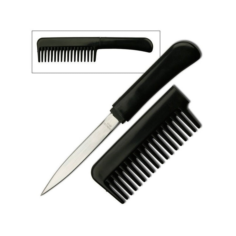 Navaja Discreta Dentro De Peine Excelente Defensa Personal