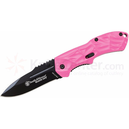 Navaja Asistida Rosa  Smith & Wesson Swblop3smp