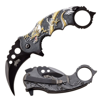 Navaja Master Usa Dragon Karambit Tactical Con Tu Nombre