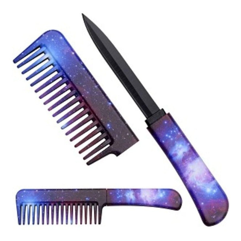 Navaja Discreta Dentro De Peine Excelente Defensa Personal