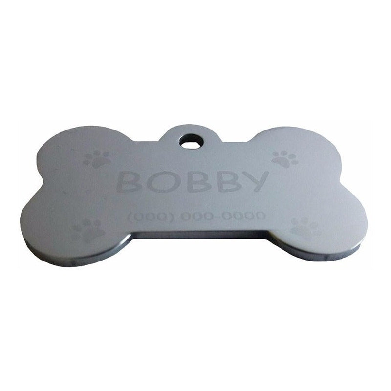 Placa, Tag Personalizado A/inox  Espejo Calidad Premium