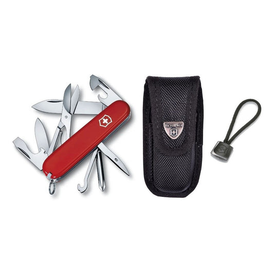 Navaja Victorinox  Super Tinker 1.4703 Con Funda Y Cordón