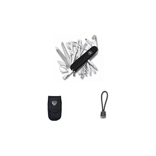 Navaja Victorinox Swisschamp, Funda Nylon Y Cordon + Grabado