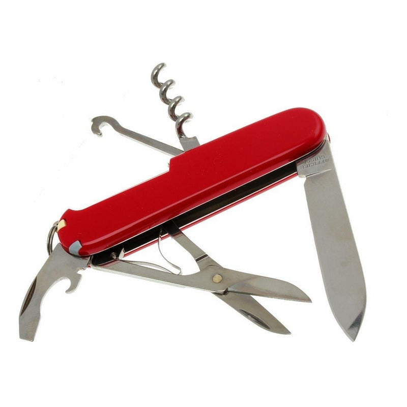 Navaja Victorinox A Compact, Rojo 1.3405 Con Funda Y Cordon