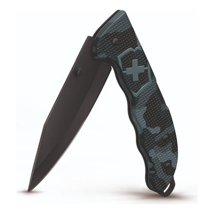 Navaja Multiuso Victorinox 0.9425.ds222 Color Azul Clamuflaje Con 4 Herramientas