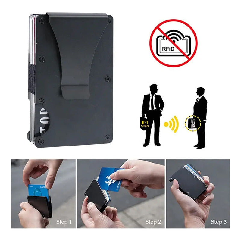 Money Clip Color Gold Para Tarjetas Y Billetes Envio Gratis