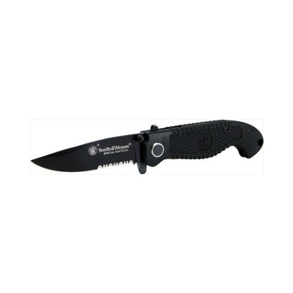 Navaja C/negro C/clip Smith & Wesson Cktacbsd + Grabado