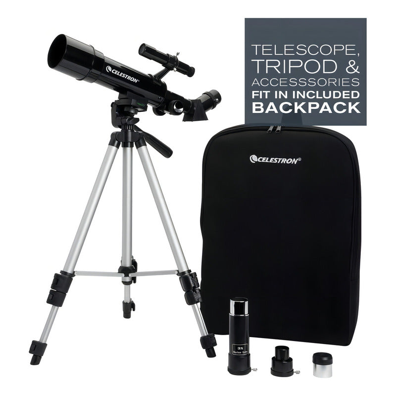 Celestron Travel Scope 50 Telescopio 21035 Color Negro