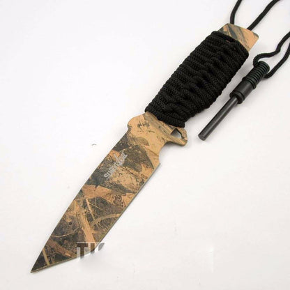 Cuchillo De Caceria Survivor Camo Hk-797