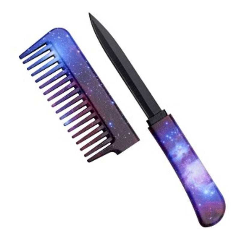 Navaja Discreta Dentro De Peine Excelente Defensa Personal