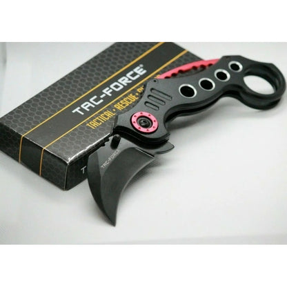 Navaja Tac Force Karambit Claw Asistida Por Resor 3 Colores