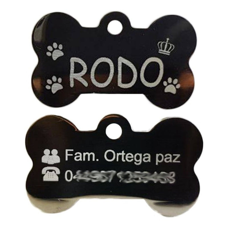 Placa, Tag Personalizado A/inox  Espejo Calidad Premium