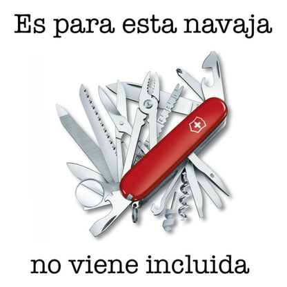 Victorinox Funda De Nylon Para Navajas De 91 Mm Color Negro