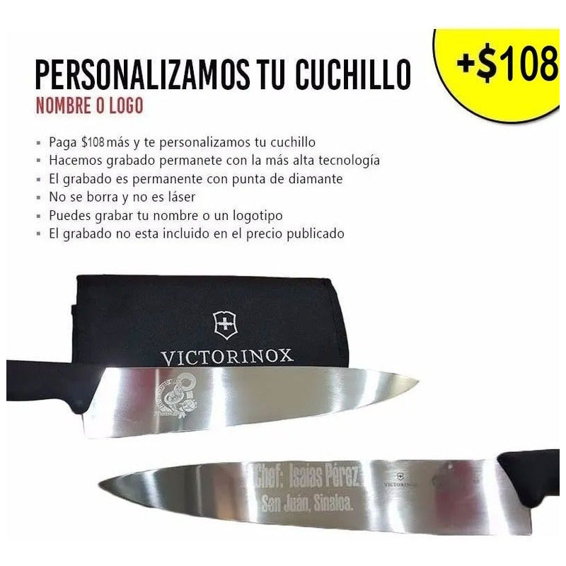 Cuchillo Victorinox Chef 20cm+pelapas+mondador Envio Gratis