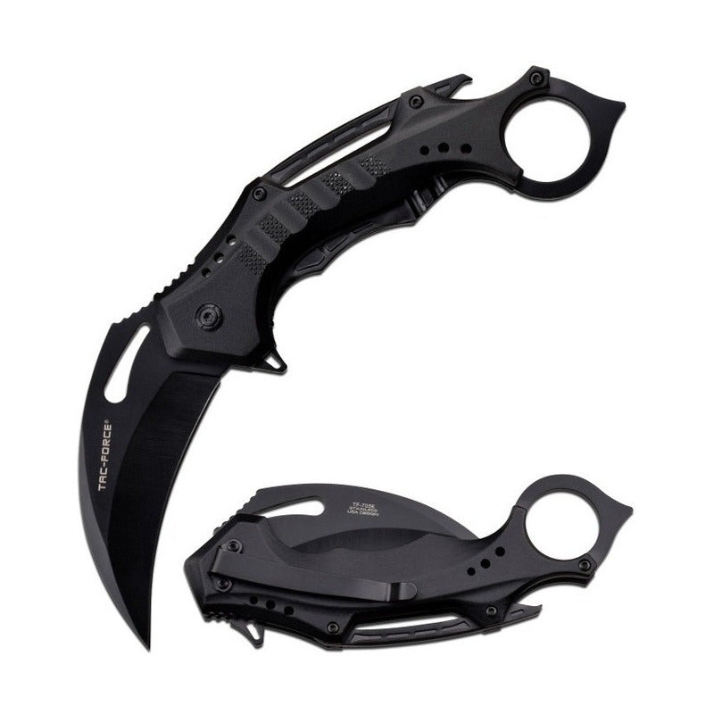 Navaja Asistido Por Resorte Tac-force - Tf-705k-bk