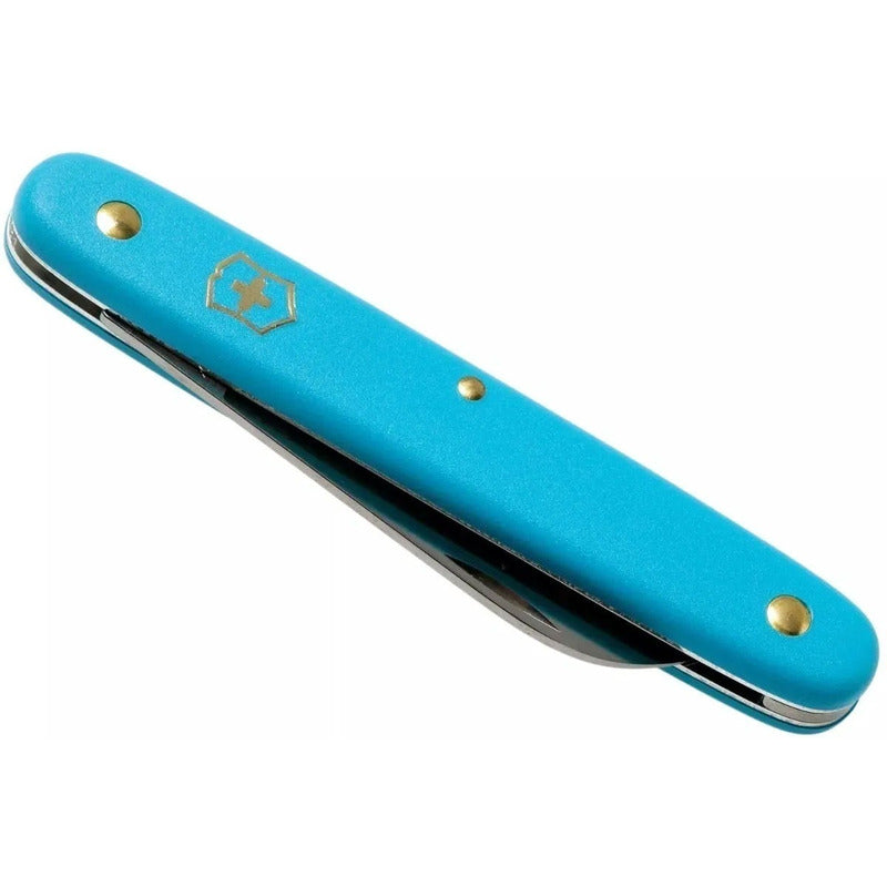 Navaja Para Flores Victorinox 55 Mm, Azul, Blíster.