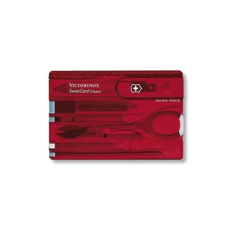 Swiss Card Roja Transparente Victorinox 0.7100.t