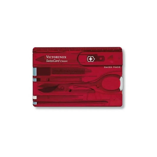 Swiss Card Roja Transparente Victorinox 0.7100.t