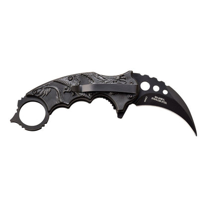 Navaja Master Usa Dragon Karambit Tactical Con Tu Nombre