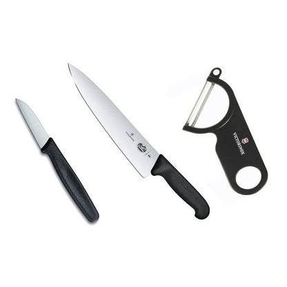 Cuchillo Victorinox Chef 25cm+pelapas+mondador Envio Gratis