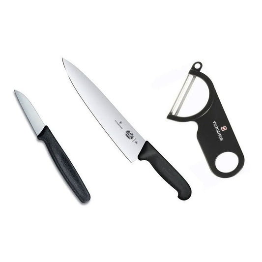 Cuchillo Victorinox Chef 25cm+pelapas+mondador Envio Gratis