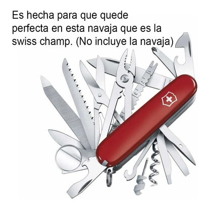 Funda Navaja Victorinox Swisschamp Mini Chaira Cordon 500755