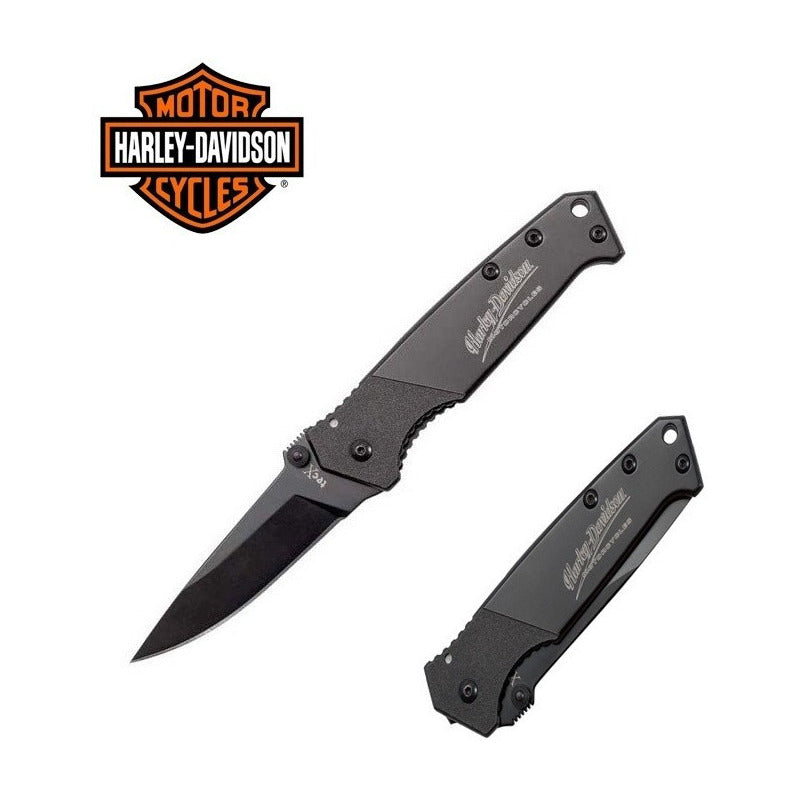 Navaja Harley Davidson Con Clip Tec X® Ao1 (ao-1) Black G-10