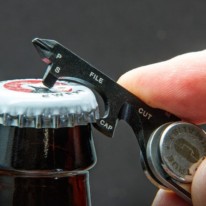 Navaja Plegable Minimalist True Utility De Bolsillo Gris