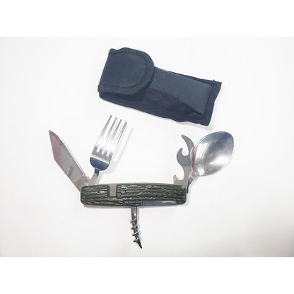 Cubiertos De Camping Cuchara/tenedor Multiusos