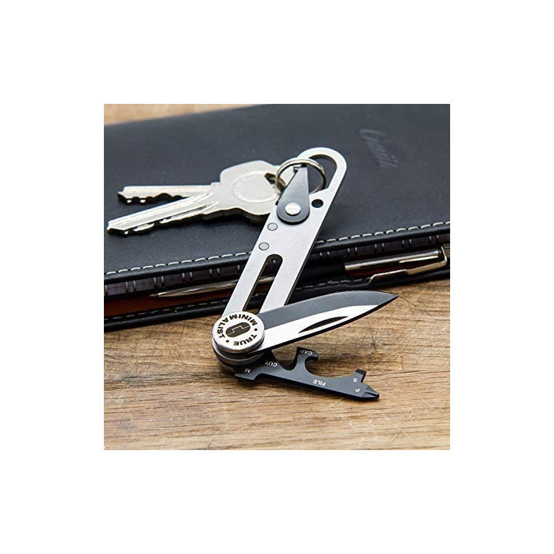 Navaja Plegable Minimalist True Utility De Bolsillo Gris