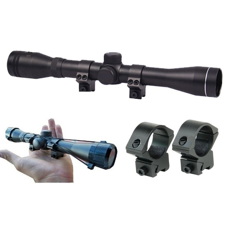 Mira Telescópica 4x32 C/montura Nakashi Envío Gratis!!!