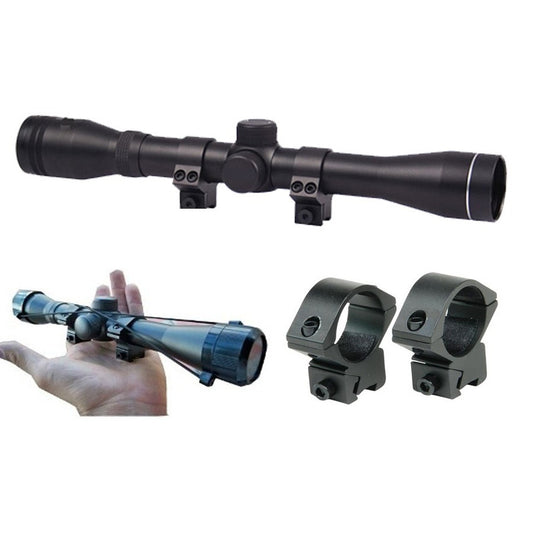 Mira Telescópica 4x32 C/montura Nakashi Envío Gratis!!!