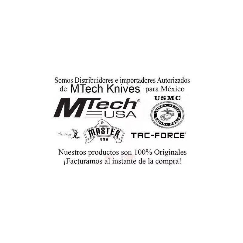 Navaja Tactica Mtech Gecko Negra Marines Cn Licencia Oficial