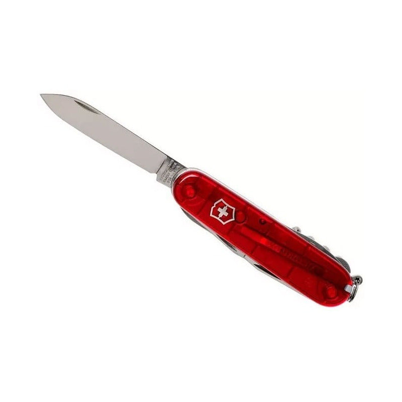 Navaja Victorinox Climber Roja Transparente 14usos 1.3703.t