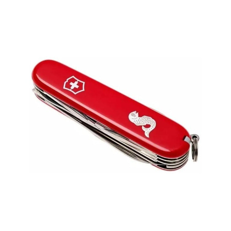 Navaja Victorinox  Fisherman Roja+personalizado 1.4733.72