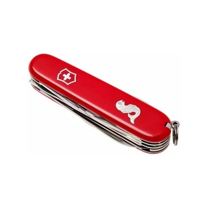Navaja Victorinox  Fisherman Roja+personalizado 1.4733.72