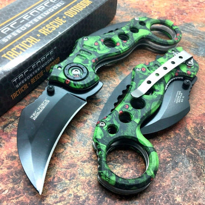 Navaja Tac Force Karambit Claw Asistida Por Resor 3 Colores