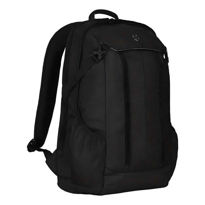 Mochila Altmont Slimline Laptop Backpack Victorinox 606739 Color Negro Diseño De La Tela Liso