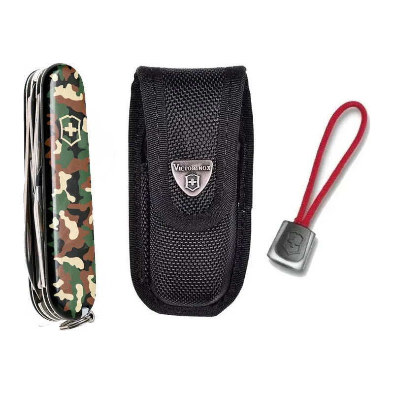 Navaja Victorinox Huntsman Chaira Paquete Camo Personalizada