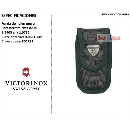 Funda De Nylon Para Navaja Victorinox Swisschamp + Cordon Vx