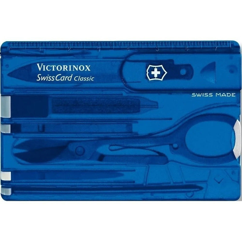 Tarjeta Victorinox Swisscard Classic Azul Trans 0.7122.t2