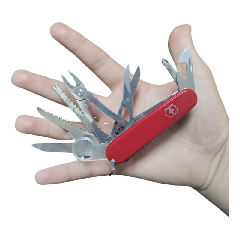 Navaja Multiherramienta Victorinox Swiss Champ Roja Con 33 Funciones