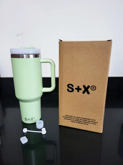 Termo S + X Adventure Quencher 40oz / 1180ml Doble Pared - Verde Claro
