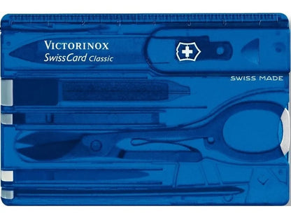 Tarjeta Victorinox Swisscard Classic Azul Trans 0.7122.t2